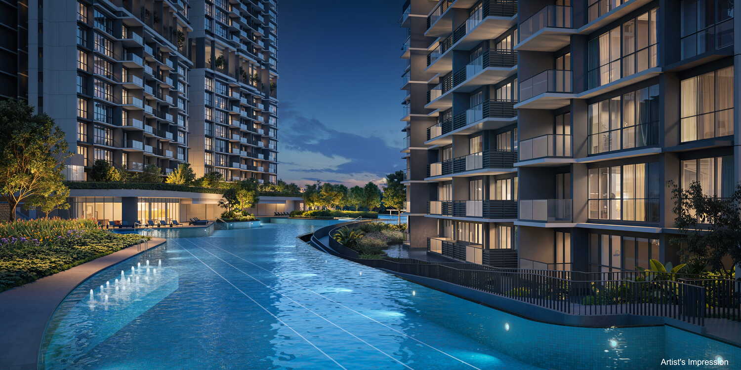 Lentor Gardens Residences architectural rendering v4 - March 2023