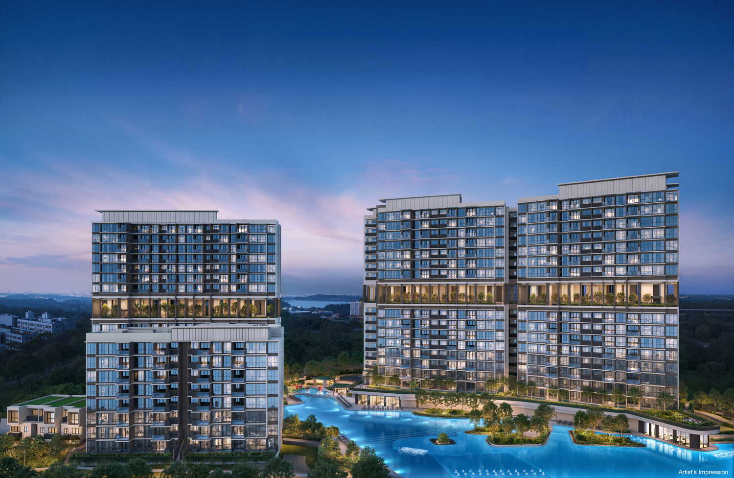 Lentor Gardens Residences architectural rendering v1 - May 2026