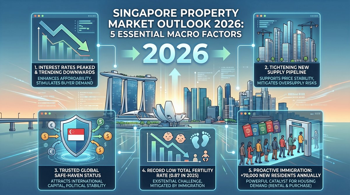 Singapore Property Market Outlook 2026 - Macro factors and supply analysis