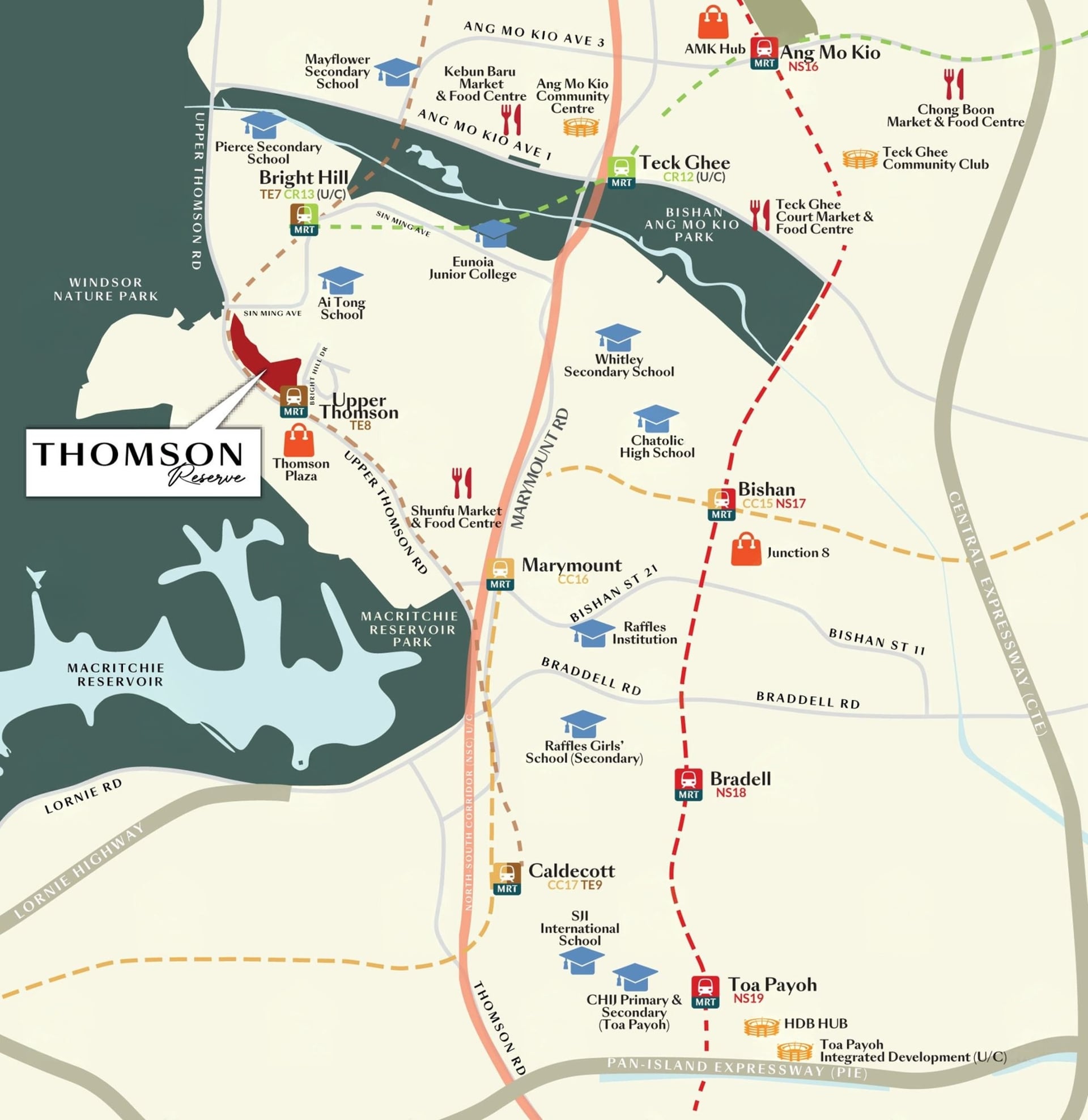 Thomson Reserve Location Map