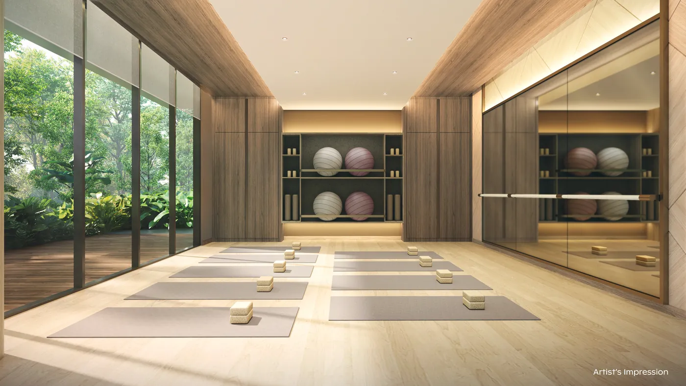 Artist's impression of the Wellness Studio at Thomson Reserve