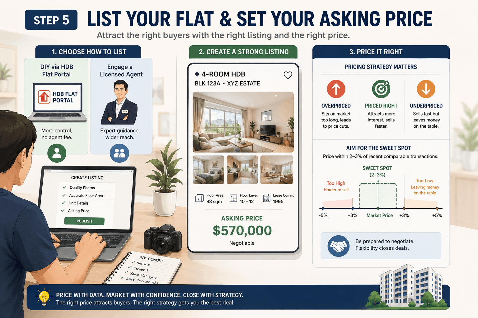 Step 5 Listing your HDB