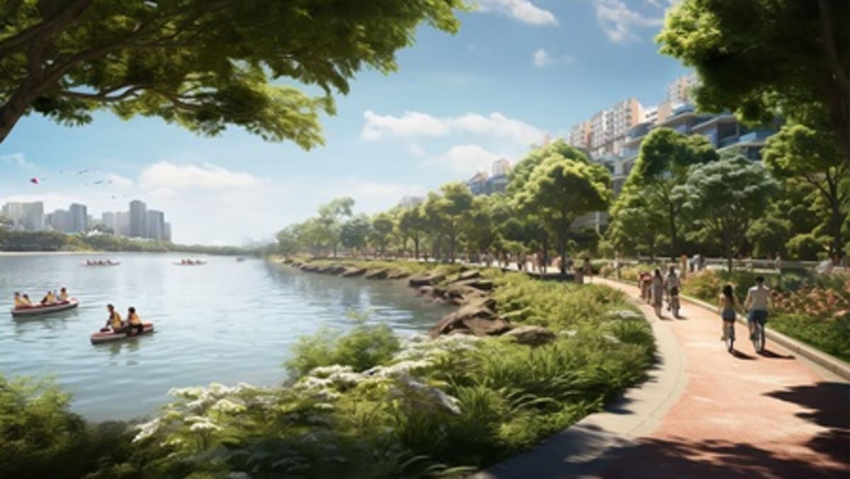 East Coast Park Singapore with waterfront views, cycling paths, and recreational facilities for families and active residents