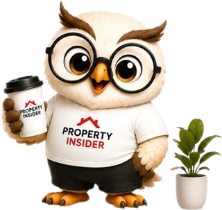 The PropertyInsider.sg owl mascot