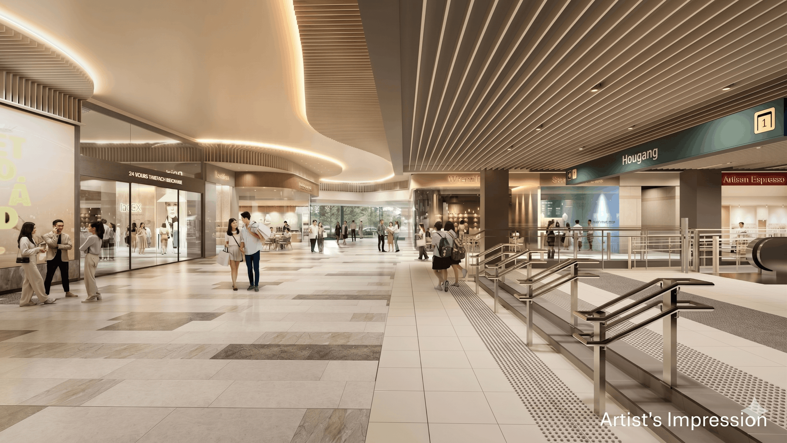 Future Hougang MRT Cross Island Line