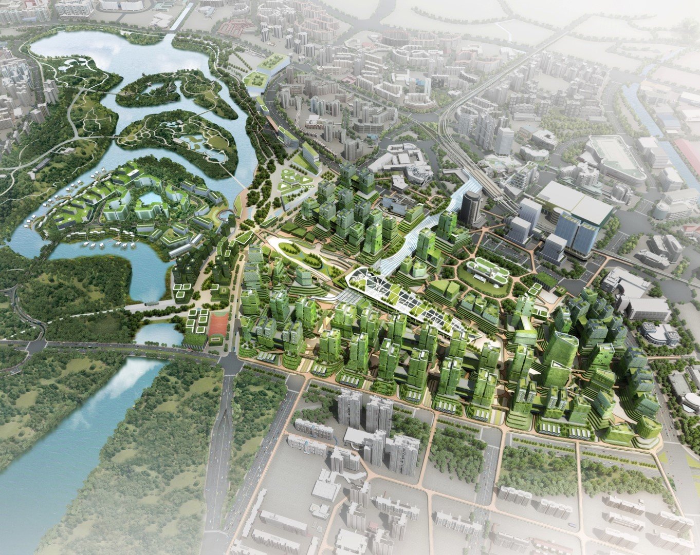 Jurong Lake District Master Plan showing future development and transformation into Singapore's second CBD