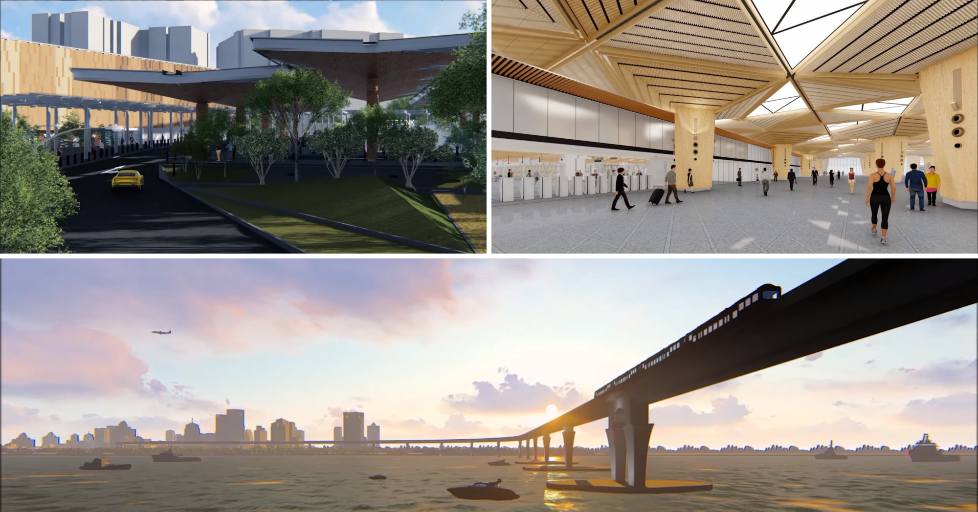 Artist Impression of the RTS Link Woodlands North Station